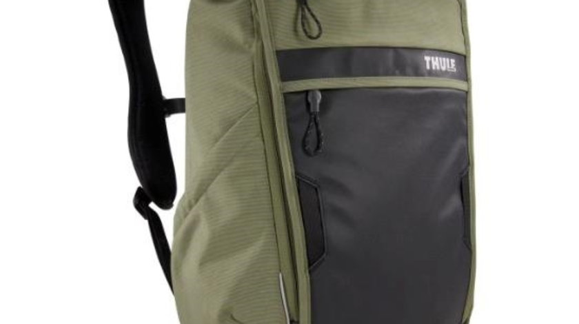 Rucsac urban cu compartiment laptop Thule Paramount Commuter 18L Olive Green