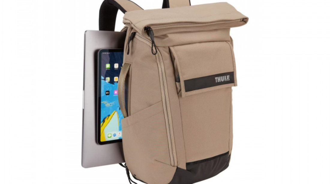 Rucsac urban cu compartiment laptop Thule Paramount 24L Timberwolf Beige