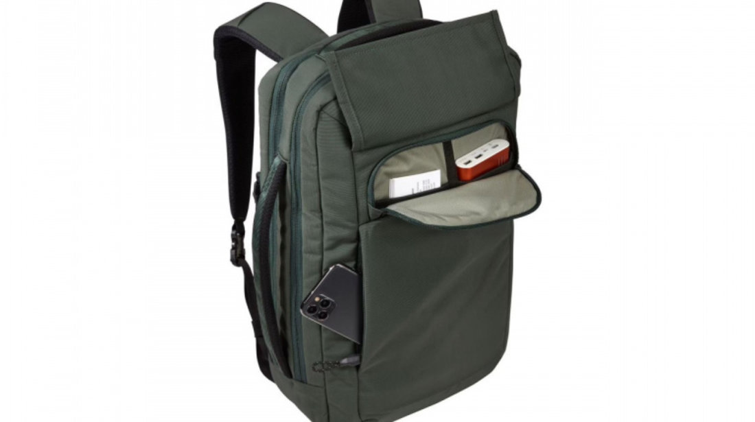 Rucsac urban cu compartiment laptop Thule Paramount 16L Racing Green