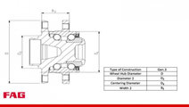 Rulment butuc roata Mercedes SPRINTER 3-t platou /...