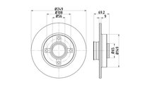 Rulment butuc roata Peugeot 2008 2013-2016 #2 0501...