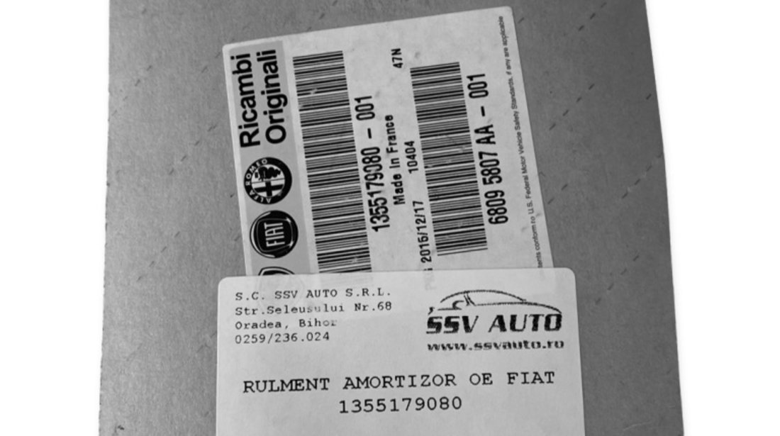 Rulment Flansa Amortizor Oe Peugeot Boxer 1, 2 1994-2006 1355179080