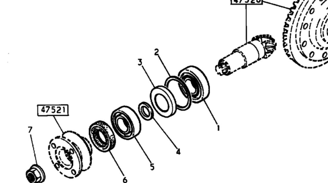 Rulment grup spate spre cardan Renault Midlum (poz.5) RENAULT TRUCKS 5000682885