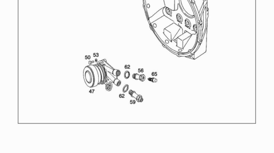 Rulment presiune ambreiaj Mercedes Atego (motor 4,2 si 6,3 TD) LIPE Clutch 002 250 31 15