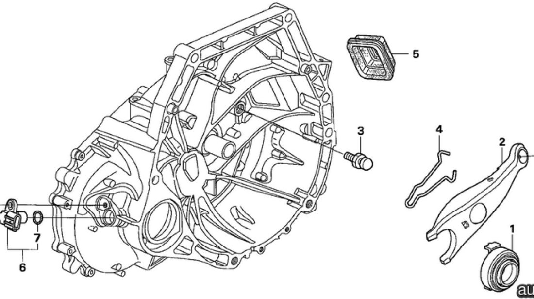 Rulment presiune ambreiaj motor Honda 1,4 benzina (poz.1) JC AUTO 22810RPF003