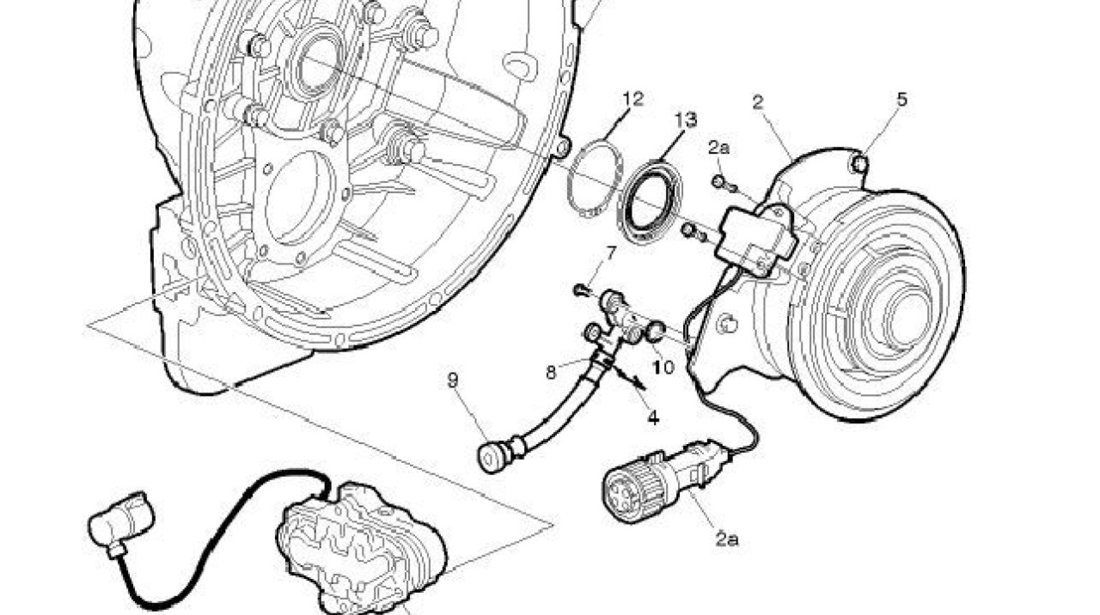 Rulment presiune ambreiaj sistem ConACT cutie viteza automatica Volvo FH SACHS OE 20806451