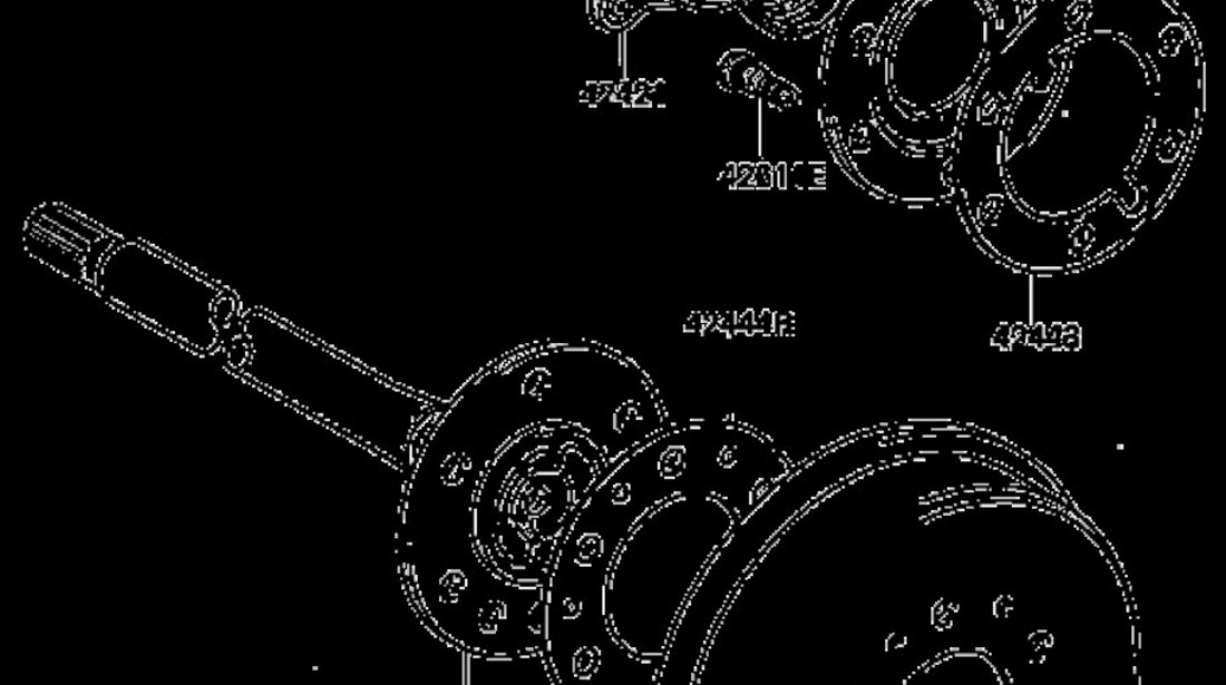 Rulment punte spate Toyota Land Cruiser J 7 BTA 97144-06308