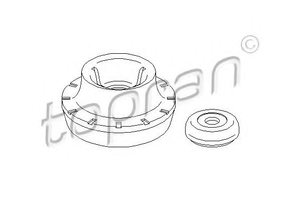 Rulment sarcina suport arc VW VENTO (1H2) (1991 - 1998) TOPRAN 108 557 piesa NOUA