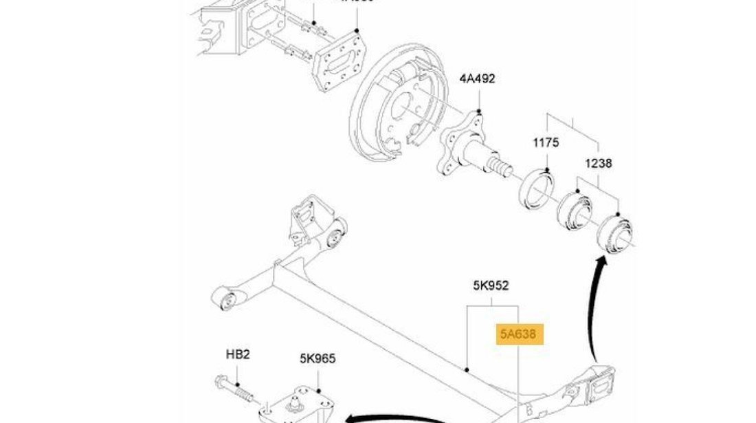 Rulment spate Ford Ka BTA 1019561