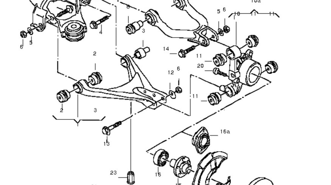 Rulment spate Vw Passat 4Motion (fara butuc) BTA 8D0407625A