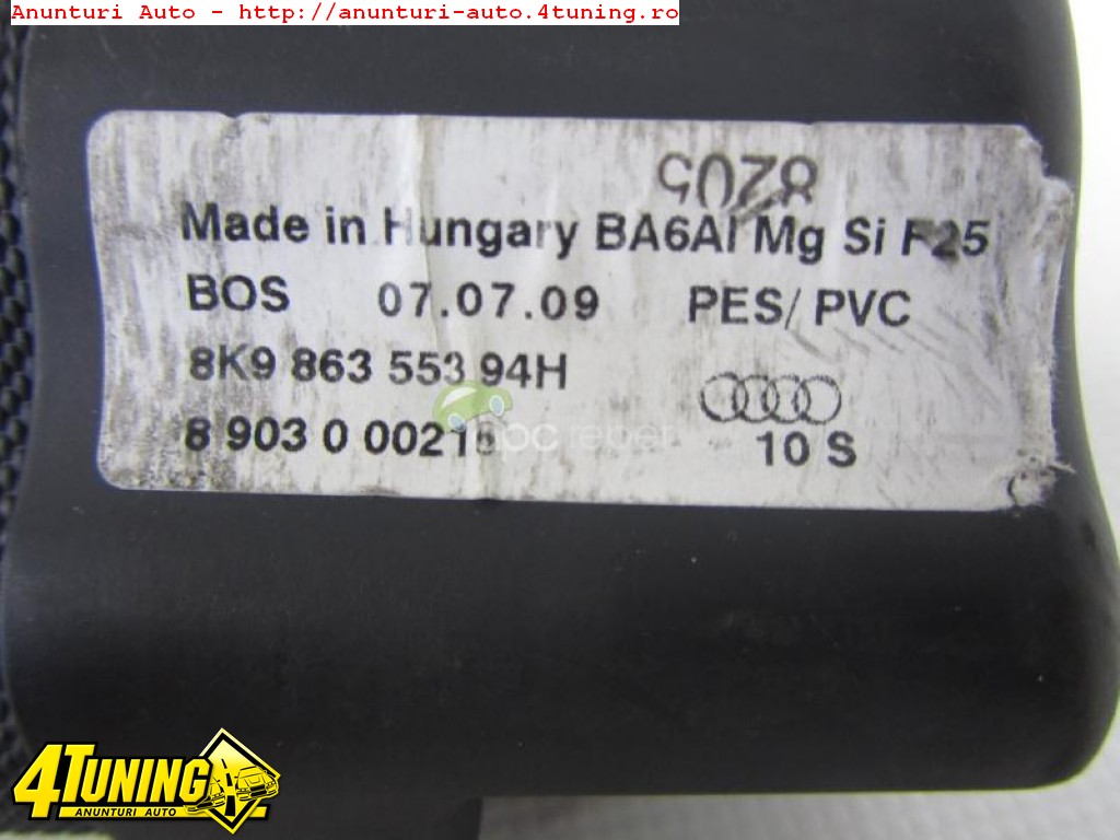 Rulou portbagaj original Audi A4 8K Avant