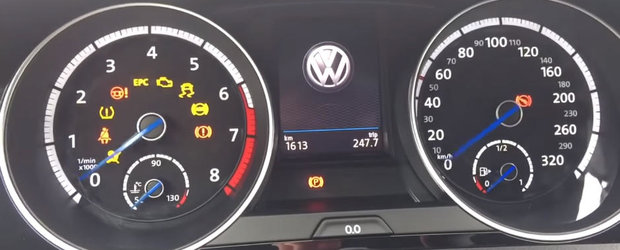 S-a cam zis cu fiabilitatea germana. Un Volkswagen Golf 7 R are probleme grave dupa doar 1.600 de km parcursi