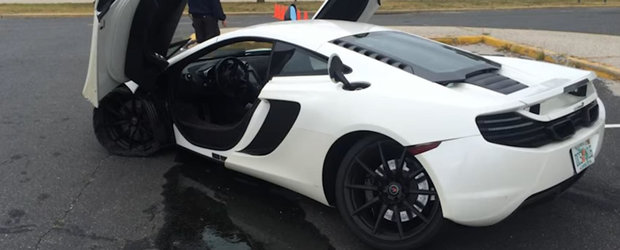 S-a crezut zmeu si a facut dauna un McLaren MP4-12C