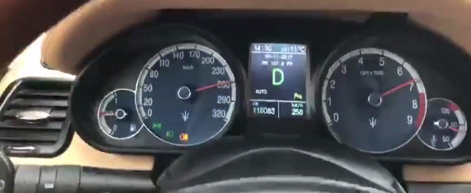 S-a filmat in timp ce gonea cu 270 km/h pe strazile din Romania. Filmul a ajuns acum pe internet S-a filmat in timp ce gonea cu 270 km/h pe strazile din Romania. Filmul a ajuns acum pe internet
