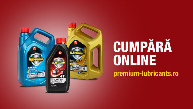 S-a lansat oficial magazinul online Premium Lubricants! Răspundem, astfel, la una dintre cele mai frecvente întrebări: "Cum pot cumpăra produsele Texaco Havoline online?".