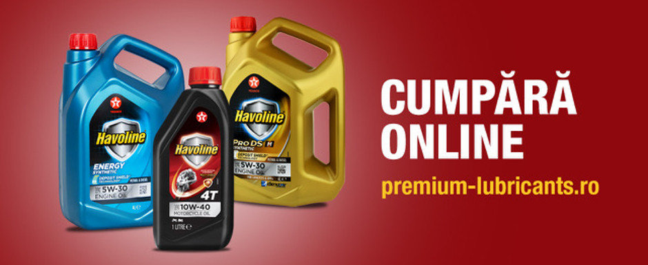 S-a lansat oficial magazinul online Premium Lubricants! Răspundem, astfel, la una dintre cele mai frecvente întrebări: "Cum pot cumpăra produsele Texaco Havoline online?".