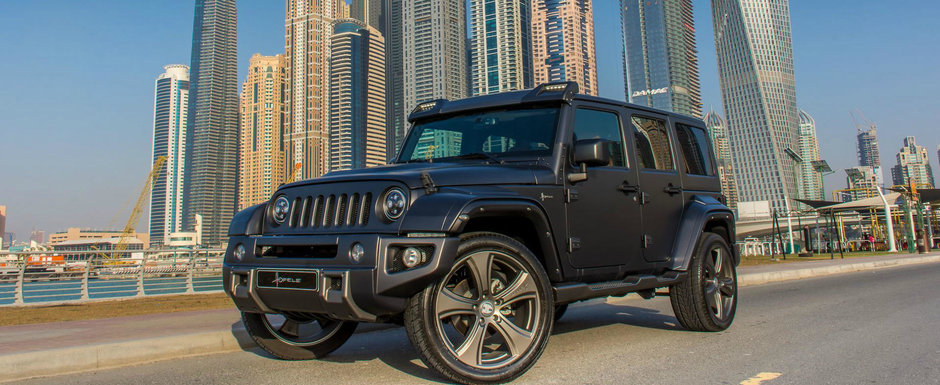 S-a plictisit de vechiul sau Jeep Wrangler asa ca l-a dat pe mana nemtilor de la Hofele. Acum arata asa S-a plictisit de vechiul sau Jeep Wrangler asa ca l-a dat pe mana nemtilor de la Hofele. Acum arata asa