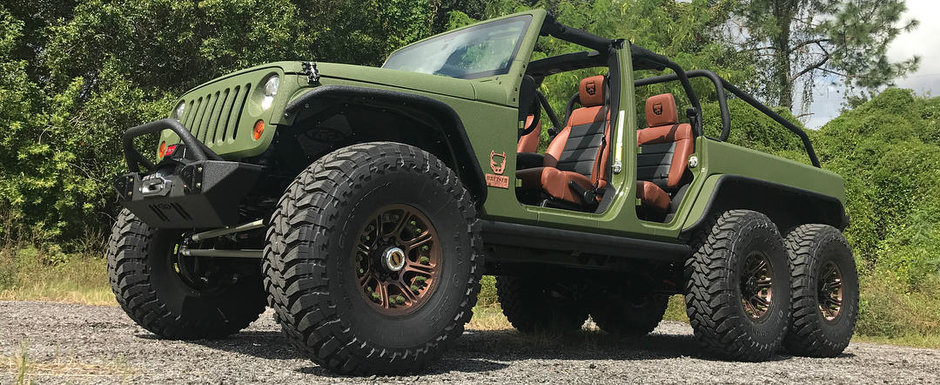 S-au "jucat" in garaj cu noul Jeep Wrangler pana ce-au scos acest monstru S-au "jucat" in garaj cu noul Jeep Wrangler pana ce-au scos acest monstru