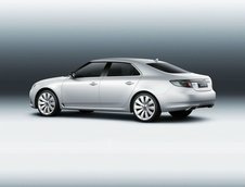 SAAB 9-5 iese la suprafata