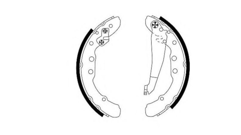 Saboti frana Audi AUDI 80 (8C, B4) 1991-1994 #2 010406120958