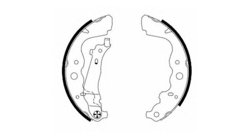 Saboti frana Dacia SANDERO II 2012-2016 #3 0204114896