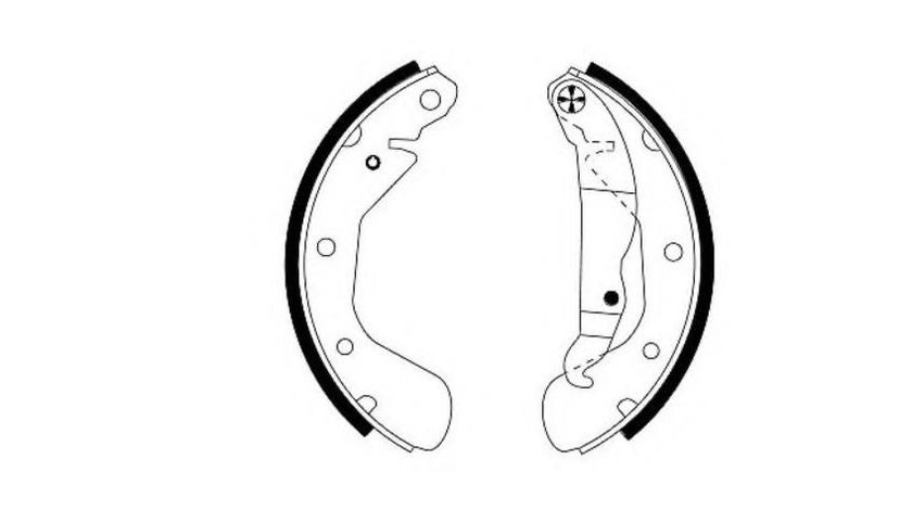 Saboti frana Daewoo CIELO (KLETN) 1995-1997 #2 011742111244