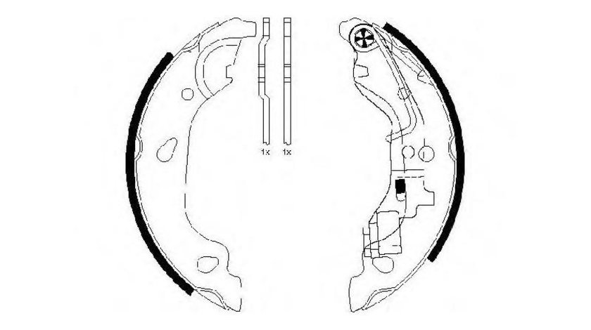 Saboti frana Fiat PUNTO Van (188AX) 2000-2009 #2 011042120984