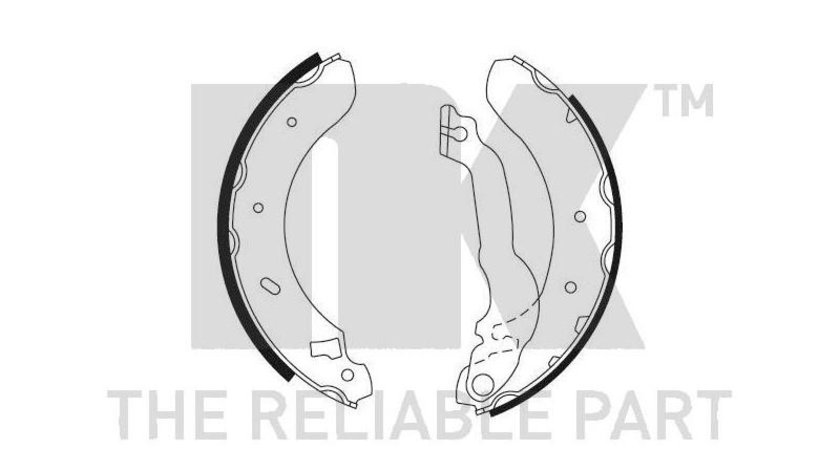 Saboti frana Ford ESCORT 91 Courrier (AVL) 1990-1994 #2 03013702822