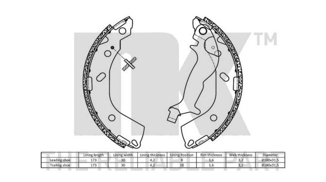 Saboti frana Hyundai GETZ (TB) 2002-2016 #2 046214