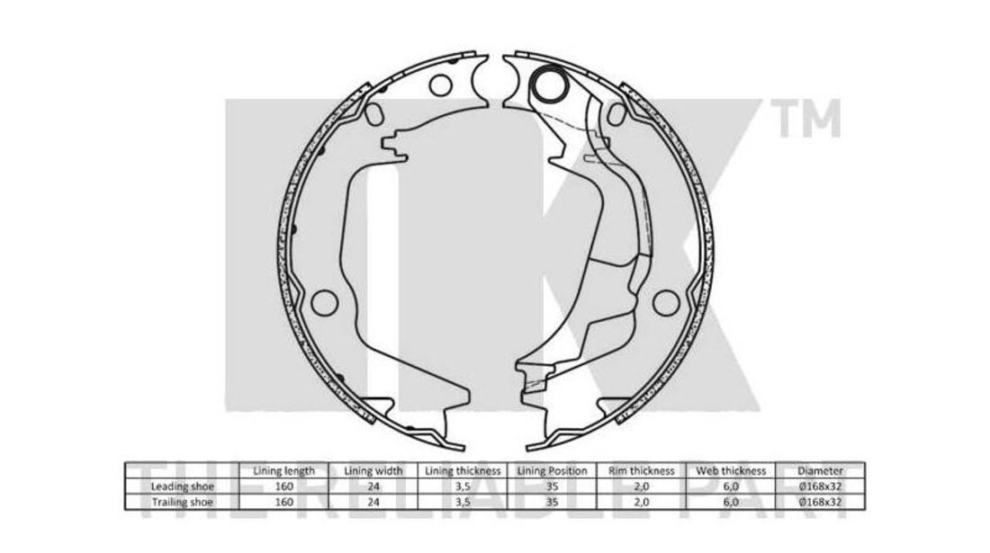 Saboti frana Hyundai i20 (PB, PBT) 2008-2016 #2 03013730262