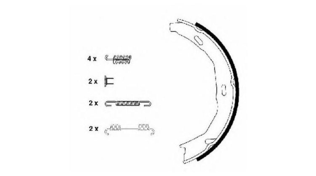 Saboti frana Mercedes E-CLASS (W212) 2009-2016 #2 0044208620