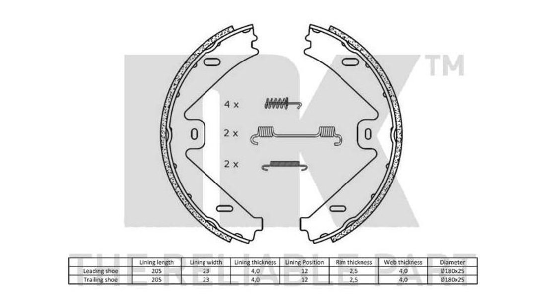 Saboti frana Mercedes E-CLASS (W212) 2009-2016 #2 0054203620