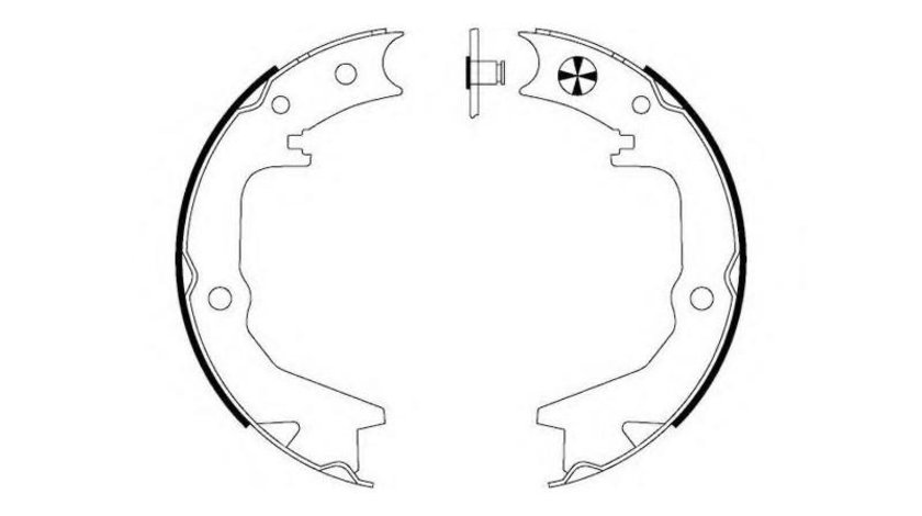 Saboti frana Mitsubishi GALANT Mk VI combi (EA_) 1996-2003 #2 03013704522