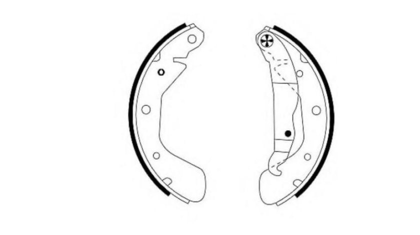 Saboti frana Opel ASTRA F (56_, 57_) 1991-1998 #2 011742113748