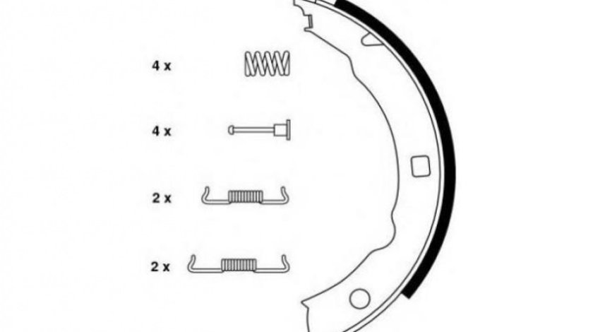 Saboti frana Peugeot 406 (8B) 1995-2005 #2 03013703812