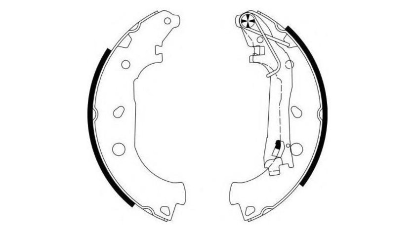 Saboti frana Peugeot BIPPER Tepee 2008-2016 #2 03013704932