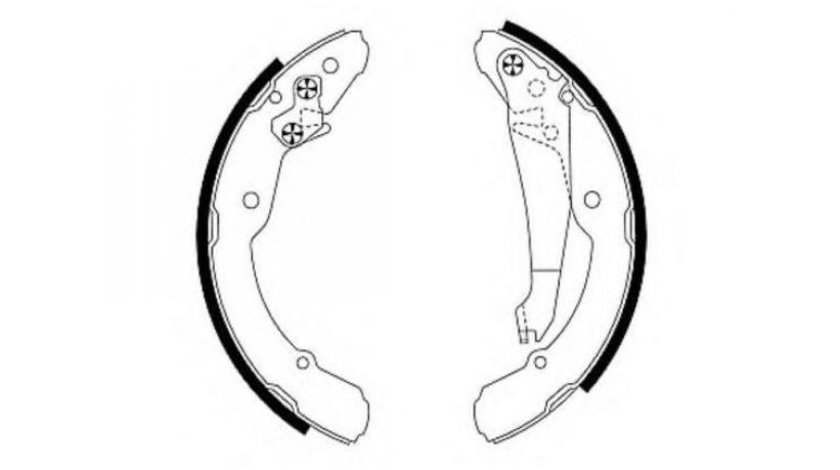 Saboti frana Skoda OCTAVIA (1U2) 1996-2010 #2 010306107252