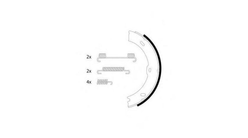 Saboti frana Volkswagen VW CRAFTER 30-35 bus (2E_) 2006-2016 #2 0145330001