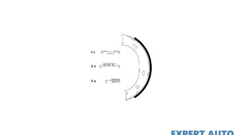 Saboti frana Volkswagen VW LT Mk II caroserie (2DA, 2DD, 2DH) 1996-2006 #2 0024205820