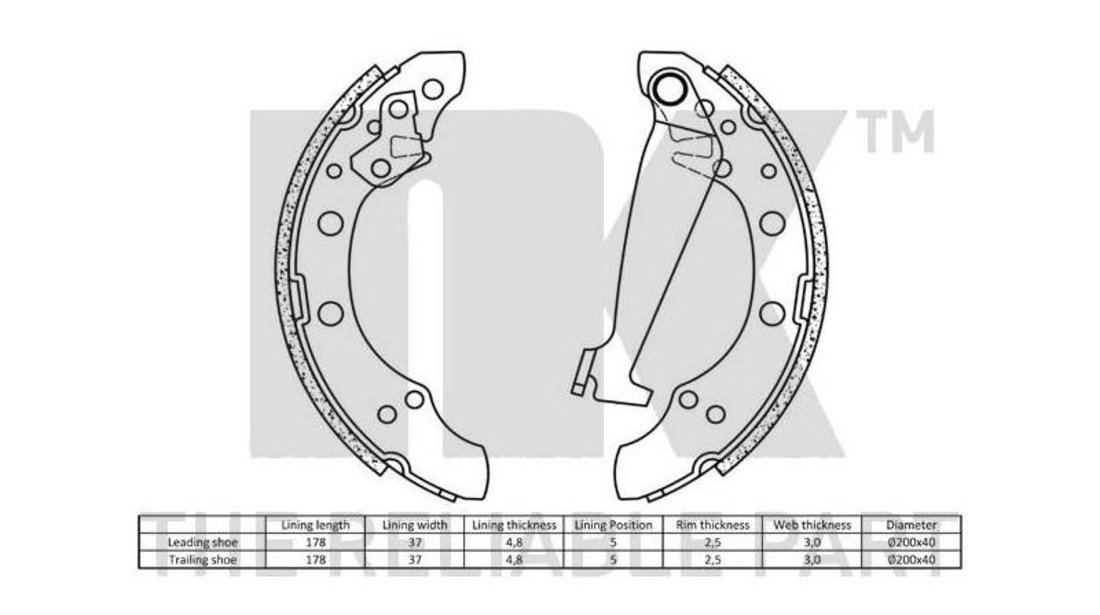 Saboti frana Volkswagen VW POLO (9N_) 2001-2012 #2 007440071A