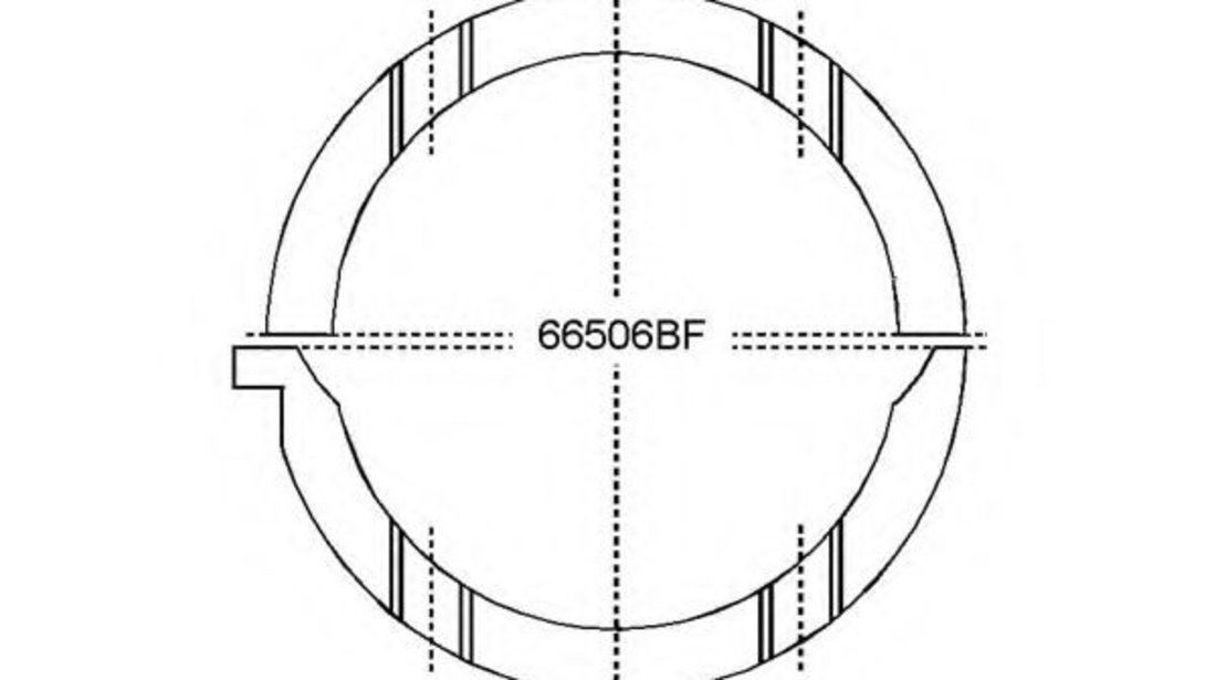 Saiba distantier, arbore cotit JEEP CHEROKEE (XJ) (1983 - 2001) GLYCO A208/2 STD piesa NOUA