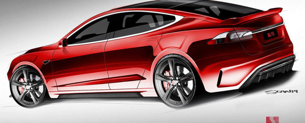 Saleen pregateste un pachet de tuning pentru Tesla Model S