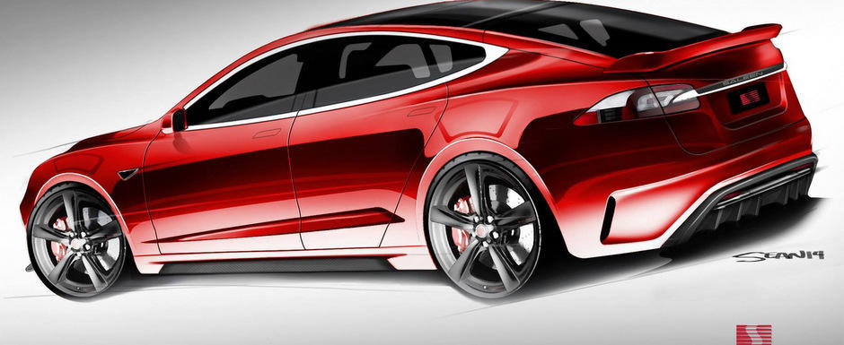 Saleen pregateste un pachet de tuning pentru Tesla Model S