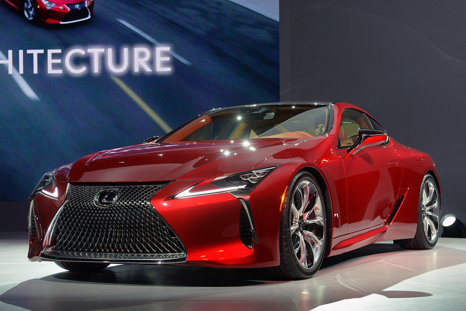 Salonul Auto de la Detroit 2016: Lexus LC 500 - Poze Reale