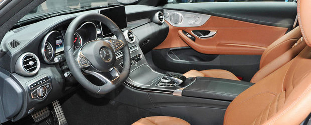Salonul Auto de la Frankfurt 2015: Noul Mercedes C-Class Coupe, imagini reale