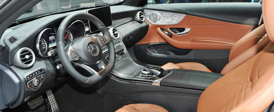 Salonul Auto de la Frankfurt 2015: Noul Mercedes C-Class Coupe, imagini reale Salonul Auto de la Frankfurt 2015: Noul Mercedes C-Class Coupe, imagini reale