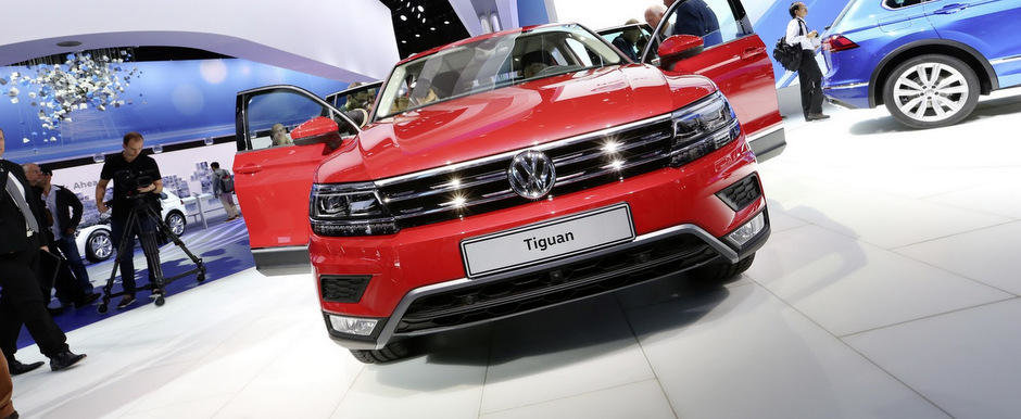 Salonul Auto de la Frankfurt 2015: Noul Volkswagen Tiguan, imagini reale Salonul Auto de la Frankfurt 2015: Noul Volkswagen Tiguan, imagini reale
