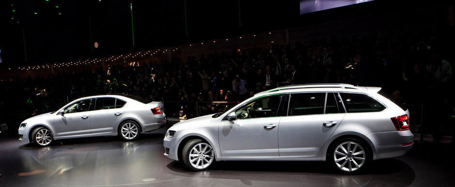 Salonul Auto de la Geneva 2013: Noua Skoda Octavia debuteaza in versiunile Sedan si Combi Salonul Auto de la Geneva 2013: Noua Skoda Octavia debuteaza in versiunile Sedan si Combi