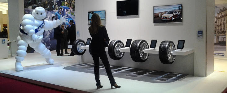 Salonul Auto de la Paris 2012: Imagini de la standul Michelin