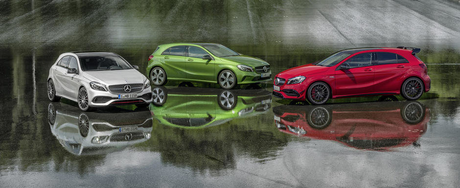 Salonul de la Frankfurt 2015: Facelift si upgrade tehnic pentru Mercedes A-Class Salonul de la Frankfurt 2015: Facelift si upgrade tehnic pentru Mercedes A-Class